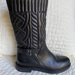 Aqualtalia leather Moto Boot with accent stitching